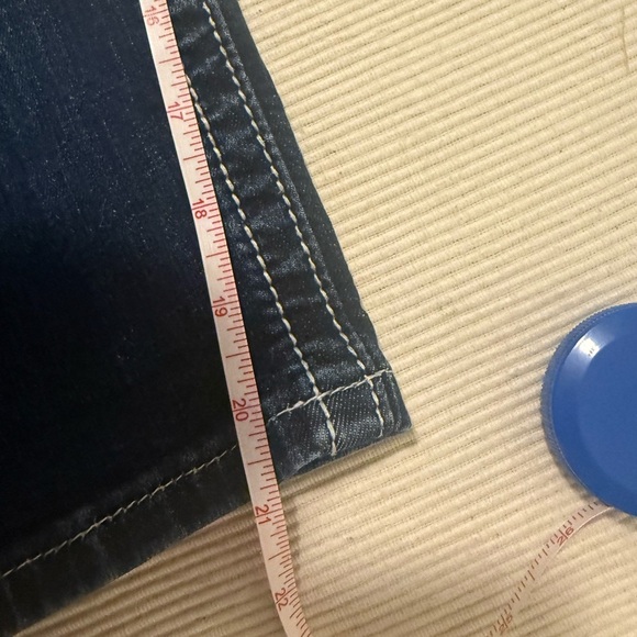 Miss Me  Jeans Size 25 Rhinestone Fleur-de-Lis - Picture 7 of 11